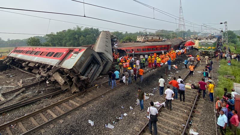 Inde: trois cheminots arrêtés après la catastrophe ferroviaire qui avait fait 288 morts
