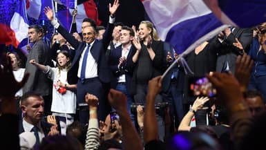 Eric Zemmour le 7 avril 2022 au Palais des Sports à Paris