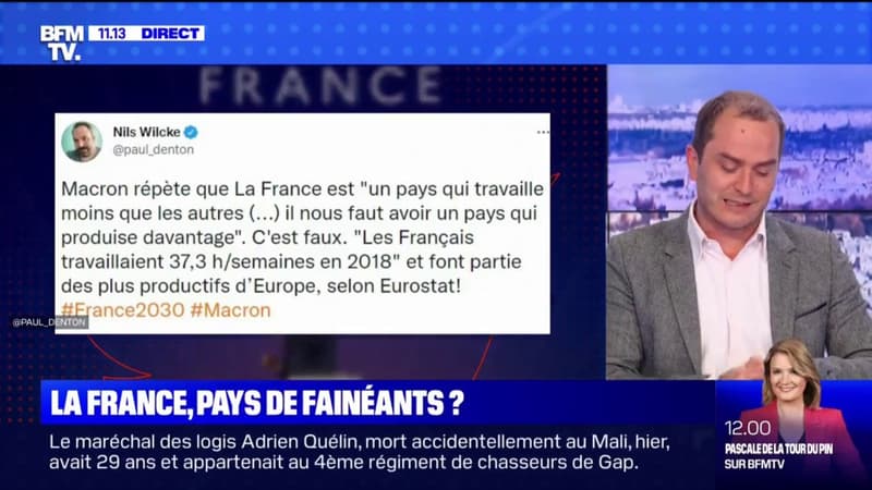 Est-ce que "nous sommes un pays qui travaille moins que les autres", comme l'a déclaré Emmanuel Macron ?
