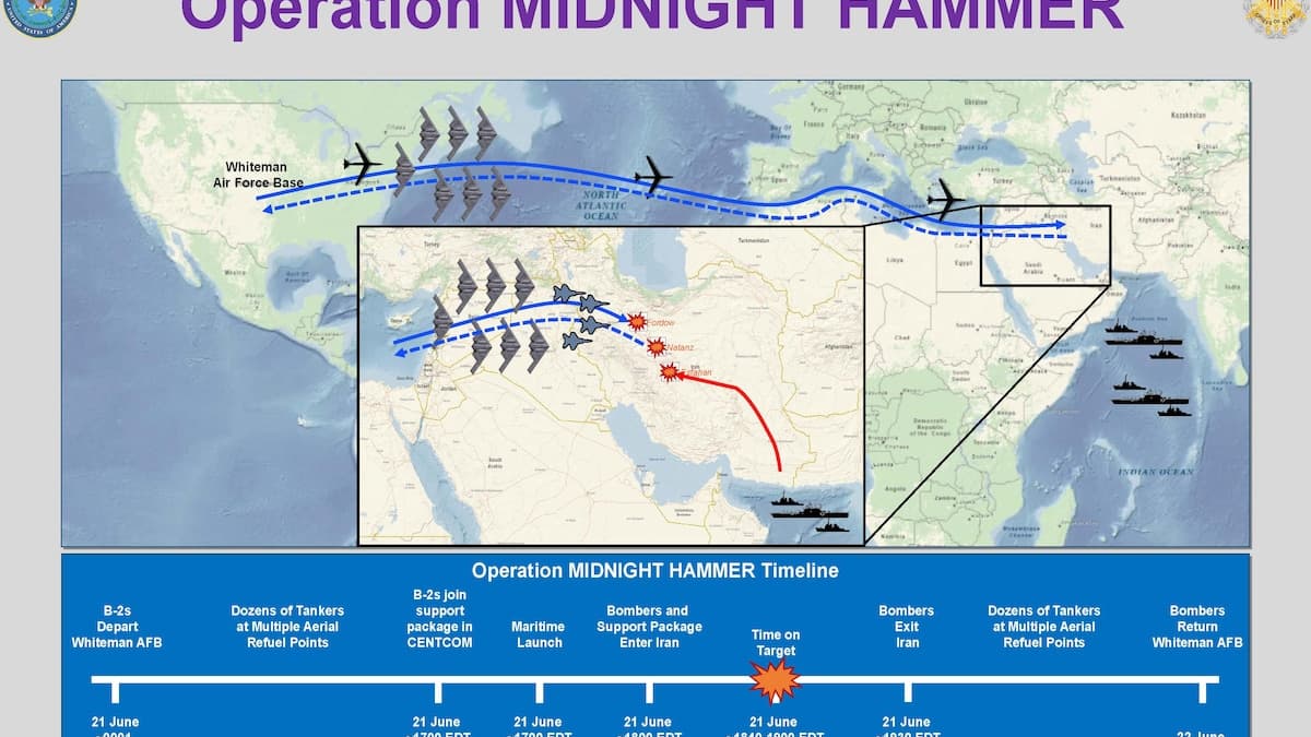 The operation scheme "Midnight summer" led by American air forces The operation scheme "Midnight summer" led by American air forces