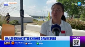 JO 2024: les kayakistes chinois sont dans l'Eure pour leur préparation