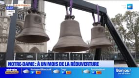 Réouverture de Notre-Dame: trois nouvelles cloches inaugurées