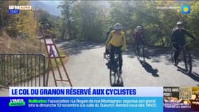 Le col du Granon réservé aux cyclistes