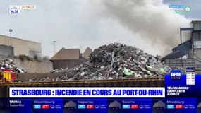 Strasbourg: un incendie au Port du Rhin
