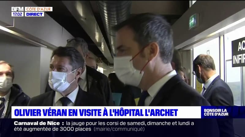 Situation sanitaire, filière innovation santé... les sujets évoqués lors du déplacement d'Olivier Véran à Nice