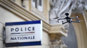 Un drone de la police, durant le confinement à Marseille (ILLUSTRATION).