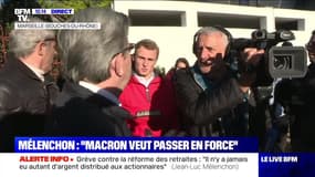 Mélenchon: "Macron veut passer en force" - 09/01