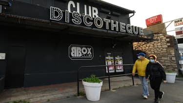 Discothèque fermée en raison du Covid-19 à Sète, le 24 novembre 2020