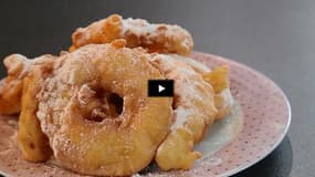 Recette simple de beignets aux pommes (Vidéo)