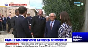 Lyon: Emmanuel Macron est entré dans la prison de Montluc