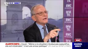 Axel Kahn regrette les déprogrammations en Ile-de-France: "Le Président a joué un coup, il ne l'a pas gagné"