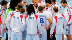 Claude Onesta et ses joueurs