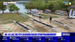 JO 2024: une base d'entraînement d'aviron inaugurée au lac de Saint-Cassien