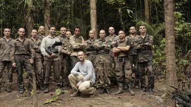 Le journaliste de BFMTV Thomas Misrachi, "embeddé" avec le 3e Régiment Etranger d'Infanterie.