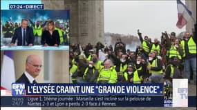 Blanquer encourage les citoyens à "ne pas se mêler à ce qu'il va se passer parce que c'est dangereux"