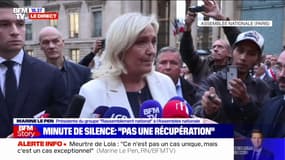 Marine Le Pen sur le meurtre de Lola: "On assiste au crime de trop, celui qui nous oblige à l'action"