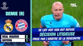 Real Madrid 2-1 Bayern Munich : But de De Ligt refusé, un coup de sifflet litigieux dans le temps additionnel
