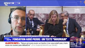 Loi immigration: "Des mesures absurdes qui vont causer du désordre" estime Manuel Domergue de la fondation Abbé Pierre