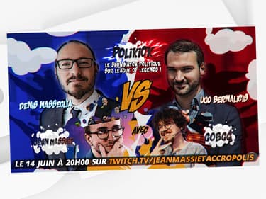 Les députés Denis Masséglia et Ugo Bernalicis vont s'affronter en ligne le 10 juin 2021 sur le jeu "League of Legends".