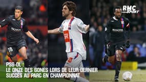 PSG-OL : Le onze des Gones lors de leur dernier succès au Parc en championnat 