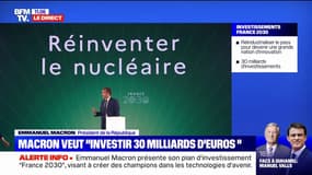 Emmanuel Macron: "il faut faire émerger en France d'ici 2030 des réacteurs nucléaires de petite taille"