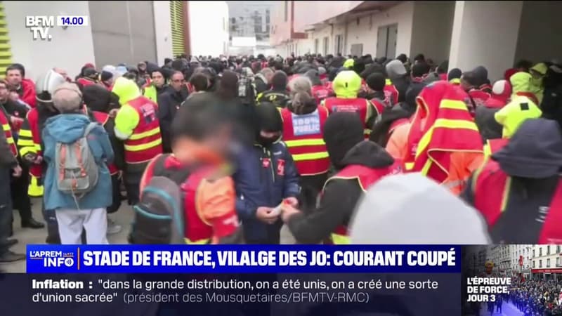 Retraites: des grévistes ont coupé le courant au Stade de France et au Village des Jeux Olympiques