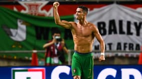 Cristiano Ronaldo avec le Portugal, à Faro le 1er septembre 2021