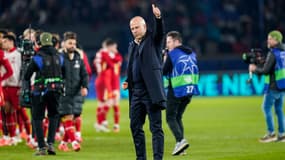 Arne Slot lors du 8e de finale aller de Ligue des champions entre le PSG et Liverpool - le 05/03/2025