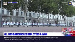 "Le peuple lyonnais est avec vous!": des banderoles déployées à Lyon pour encourager l'OL avant la demi-finale de la Ligue des Champions