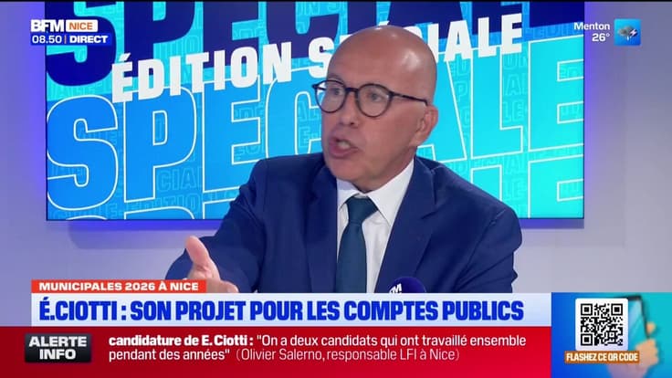 Municipales 2026: Éric Ciotti veut "doubler" les effectifs de police municipale à Nice