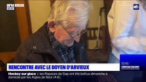Hautes-Alpes: à 97 ans, Louis Martin est le doyen d'Arvieux
