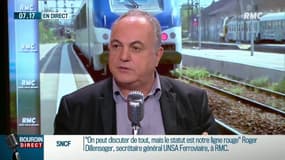 Rapport sur la SNCF: "Nous y sommes totalement opposés et nous allons le faire savoir" annonce Roger Dillenseger, secrétaire général UNSA Ferroviaire.