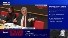 Commission d'enquête sur les liens entre partis et islamisme: "C'est l'État qui est laïc en France, ce n'est pas la rue", déclare Jean-Luc Mélenchon (LFI) en référence au voile