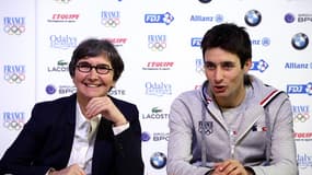 Valérie Fourneyron, ici aux côtés de Jason Lamy-Chappuis