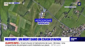 Messimy : un mort dans un crash d'avion