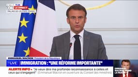 Emmanuel Macron: "Nous aurons à apporter les réponses profondes aux émeutes" 