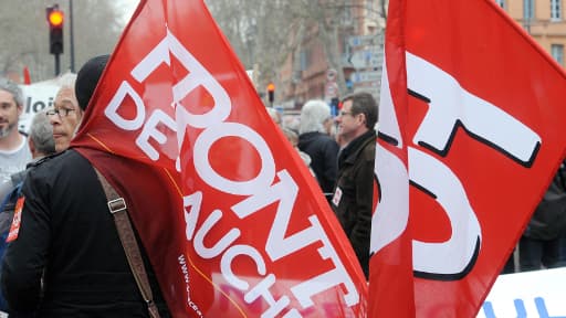Manifestation contre le "pacte de responsabilité" à Toulouse, le 18 mars dernier (photo d'illustration).