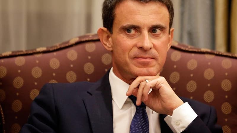 Manuel Valls en visite à Riyad, en Arabie Saoudite, le 13 octobre 2015.