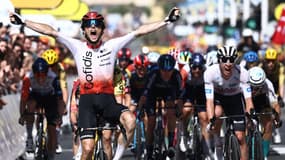 Victor Lafay vainqueur de la 2e étape du Tour le 2 juillet 2023