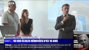 Éducation: Emmanuel Macron souhaite la rénovation de 40 000 écoles "dans les dix ans"