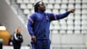 Bernard Mendy en mai 2022 avec le PSG