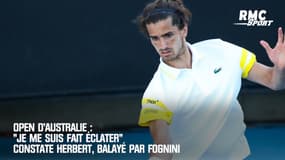 Open d'Australie : "Je me suis fait éclater" constate Herbert, balayé par Fognini