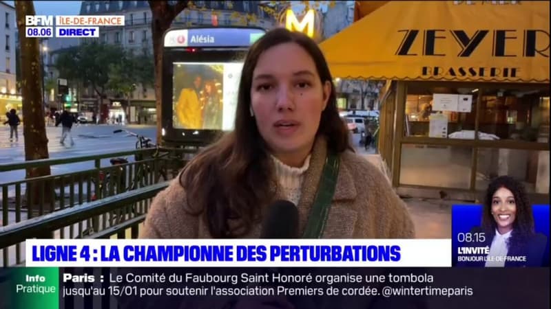 Paris: la ligne 4 championne des perturbations