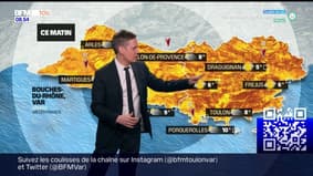 Météo Var : ensoleillé ce samedi, 16°C à Toulon cet après-midi