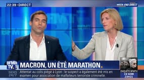 Emmanuel Macron, un été marathon