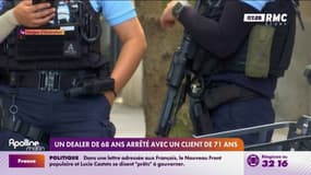 Un dealer de 68 ans arrêté avec un client de 71 ans 