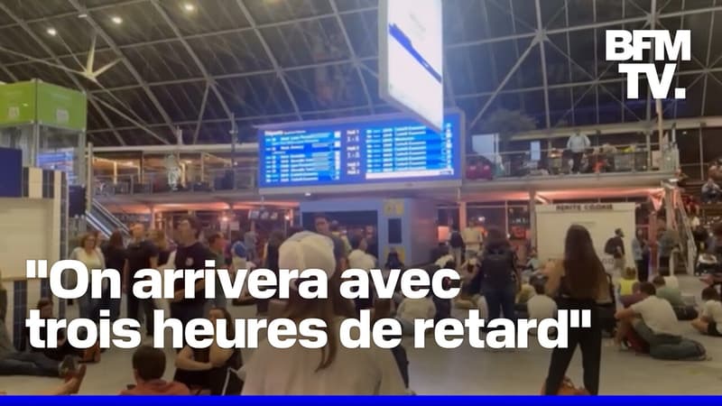 La galère des voyageurs SNCF de la ligne Paris-Lyon-Marseille à la suite d'un incident électrique