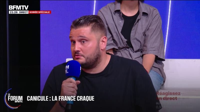 FORUM BFMTV - Canicule: "Le gouvernement ne se sent pas concerné par les enfants, il s'en fiche", assure Grégoire, commercial