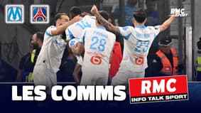 OM 1-0 PSG : Marseille fait tomber Paris au Vélodrome, les comms' RMC