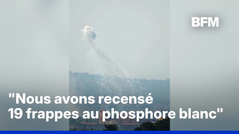 Liban: l'armée israélienne de nouveau accusée d’utiliser du phosphore blanc dans des zones habitées